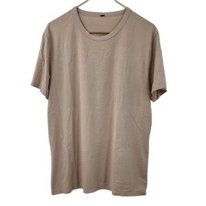Lululemon Men’s The Fundamentals Tee Tan Khaki Size Small